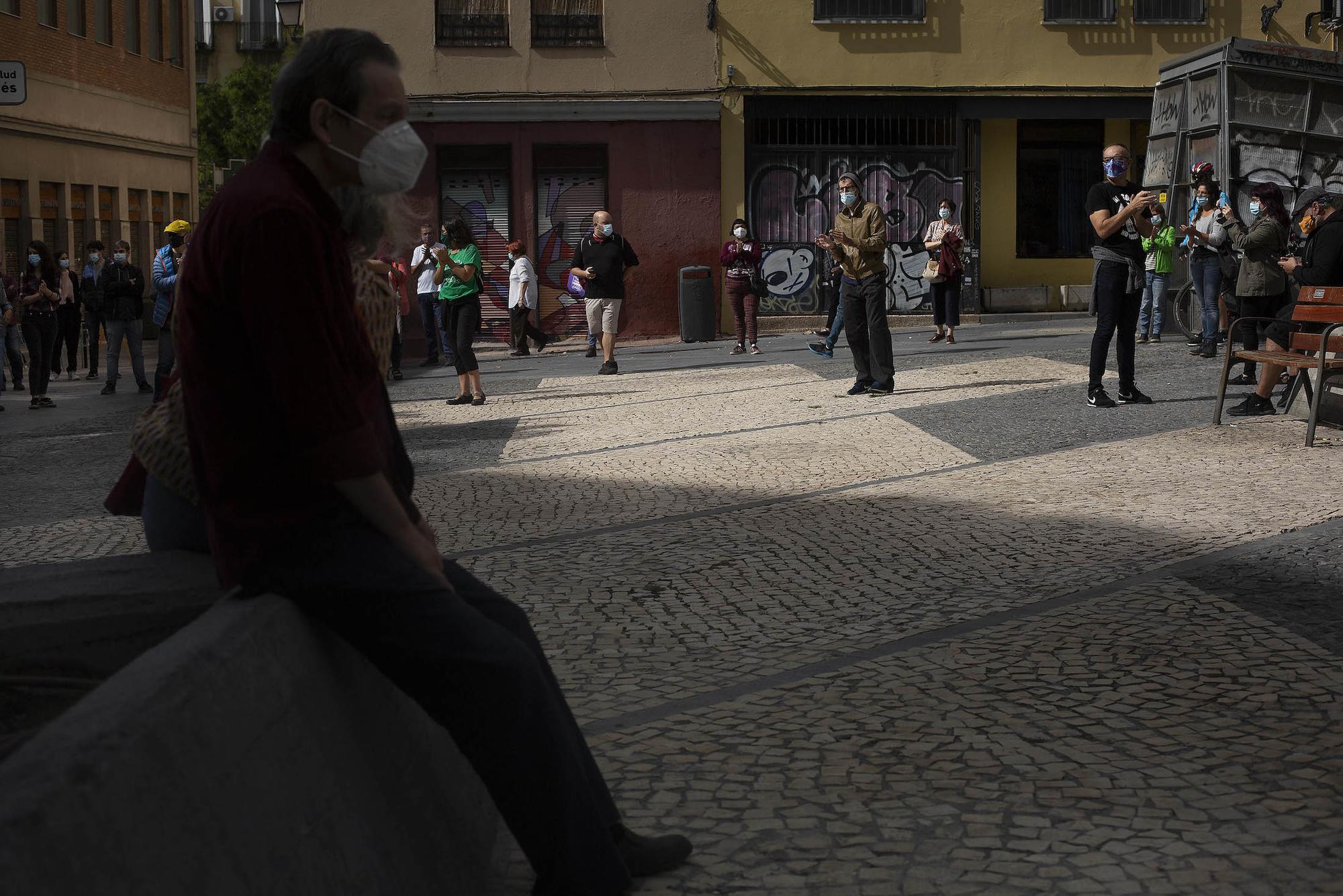 Concentraciones contra las políricas de la Comunidad de Madrid durante el covid - 4